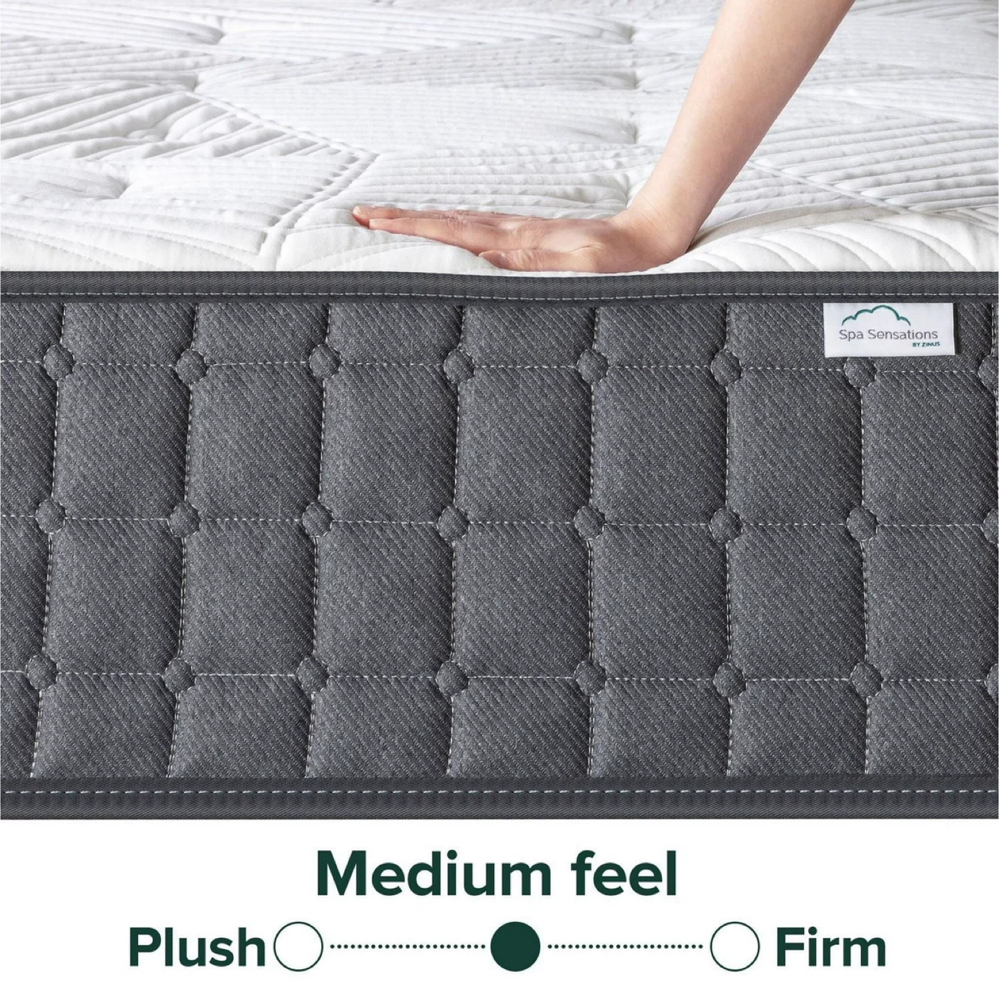 Zinus Spa Queen and King 10 inch Cooling Hybrid mattress - photo 3