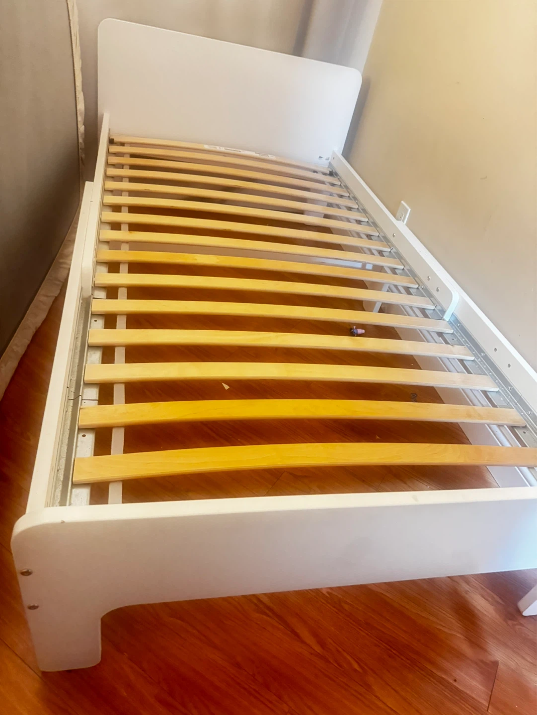 IKEA White Single Bed Frame - photo 4