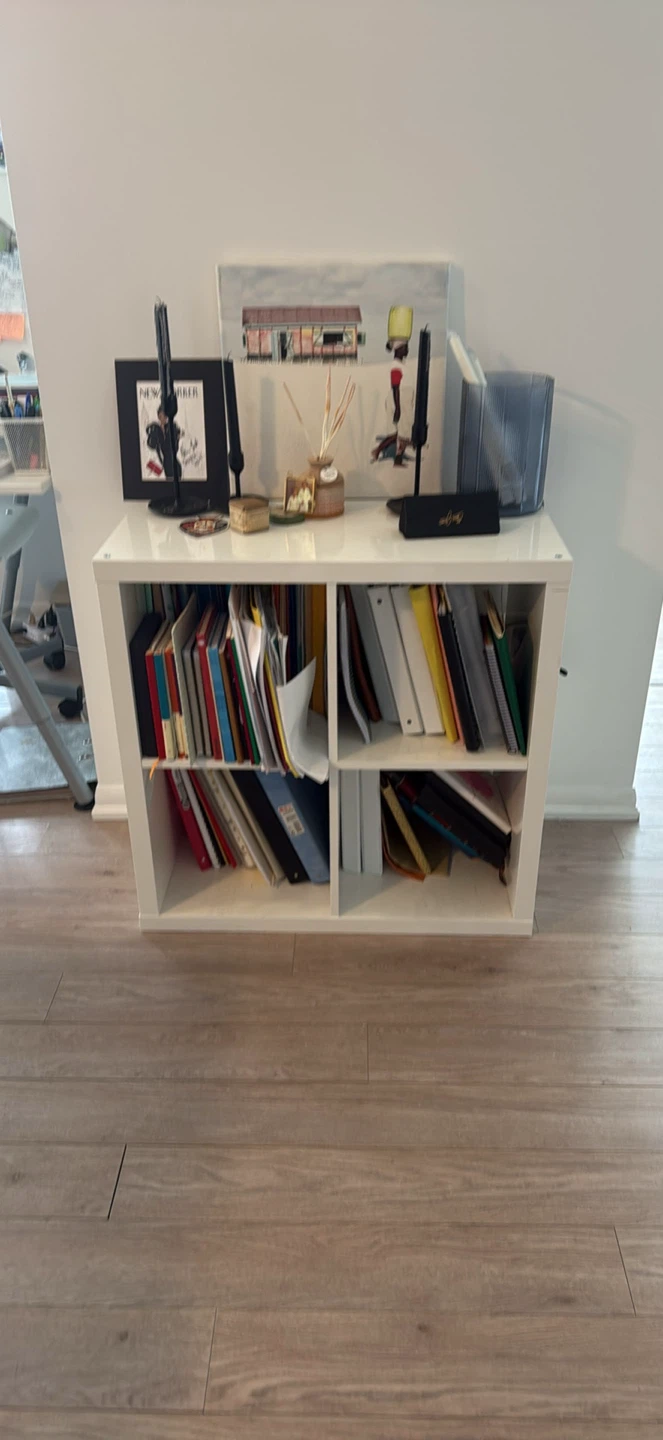 White Cube Storage Unit