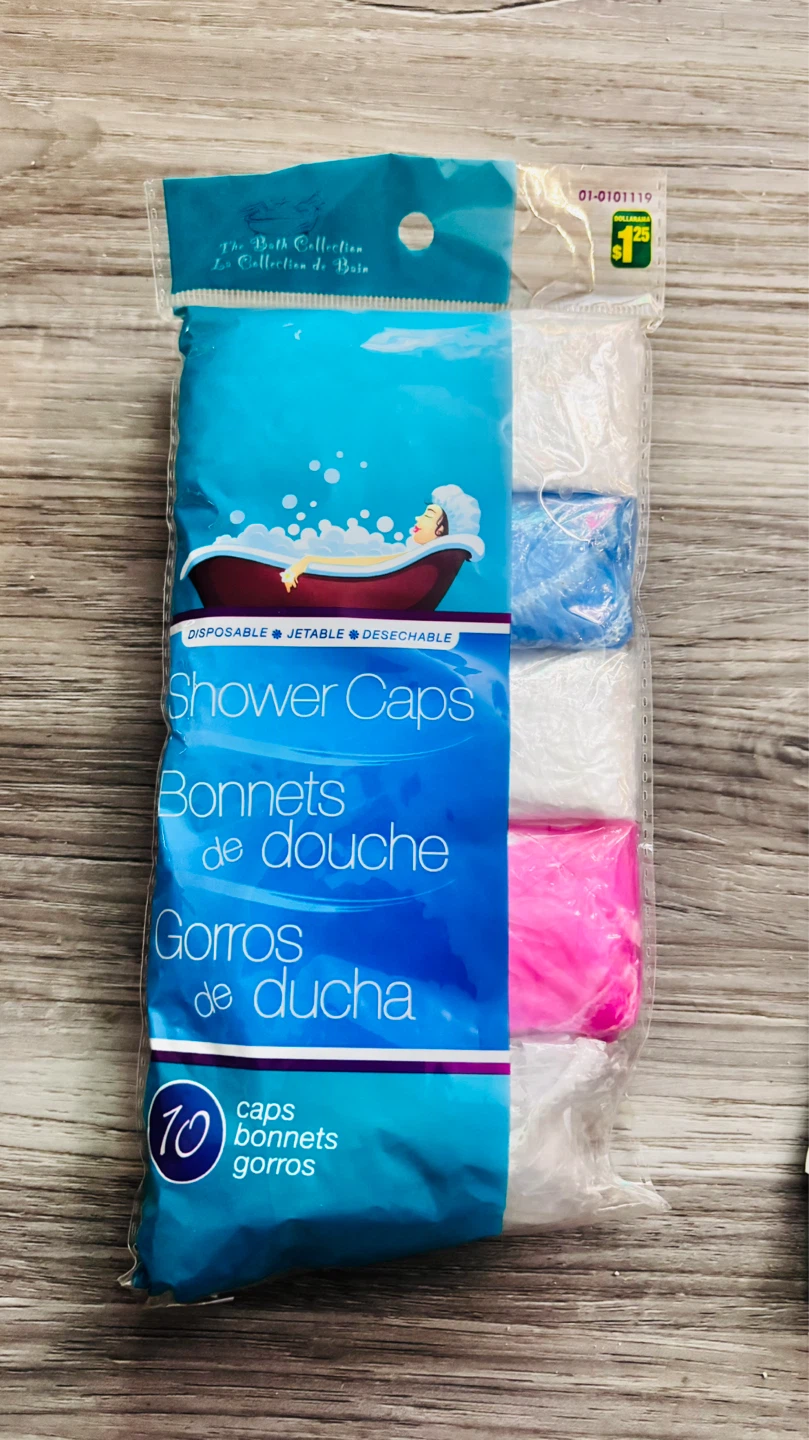 The Bath Collection Shower Caps - 10 Pack