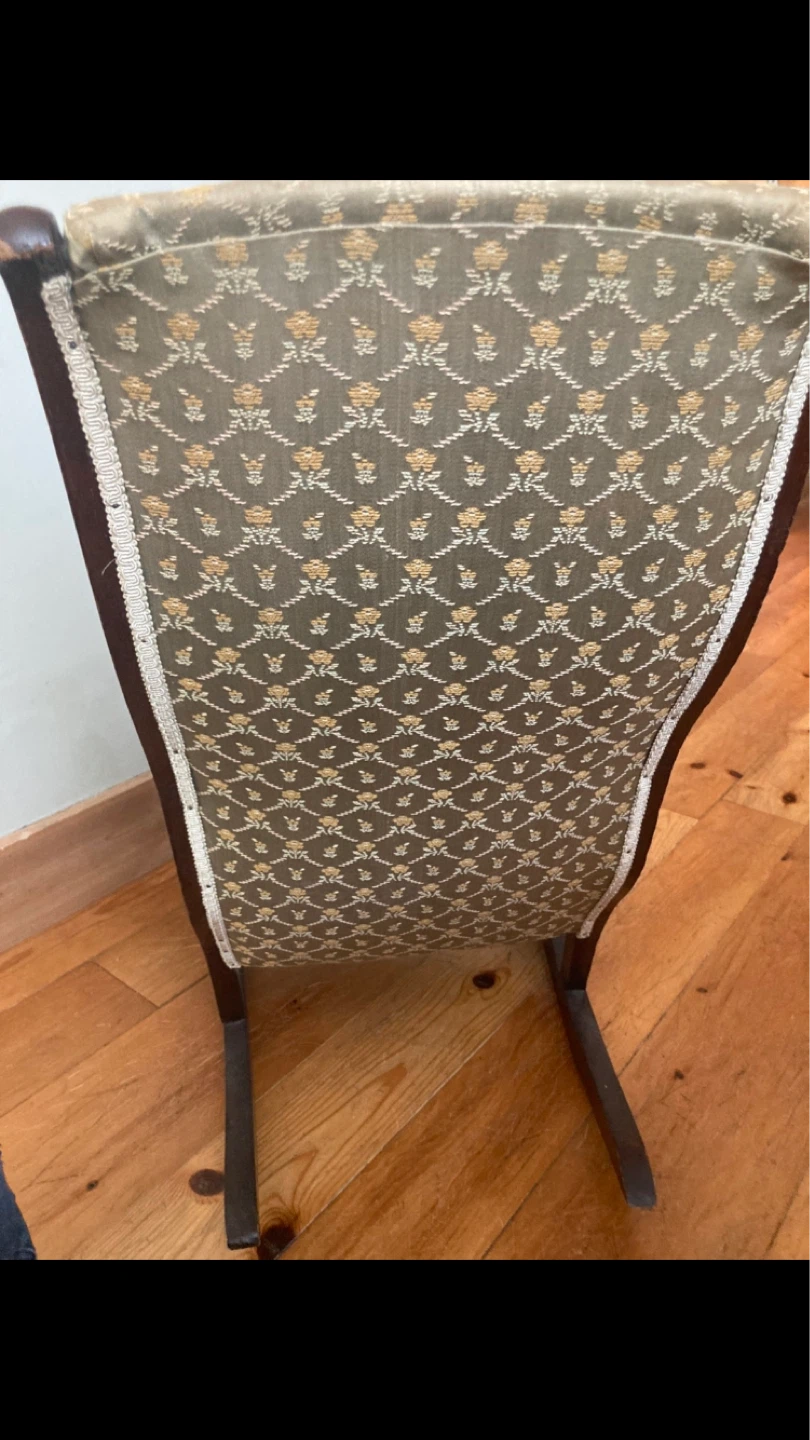 beautiful antique lincoln rocker - photo 2