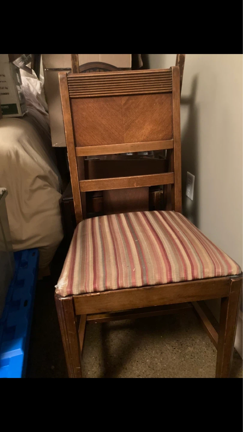 antique art deco chair