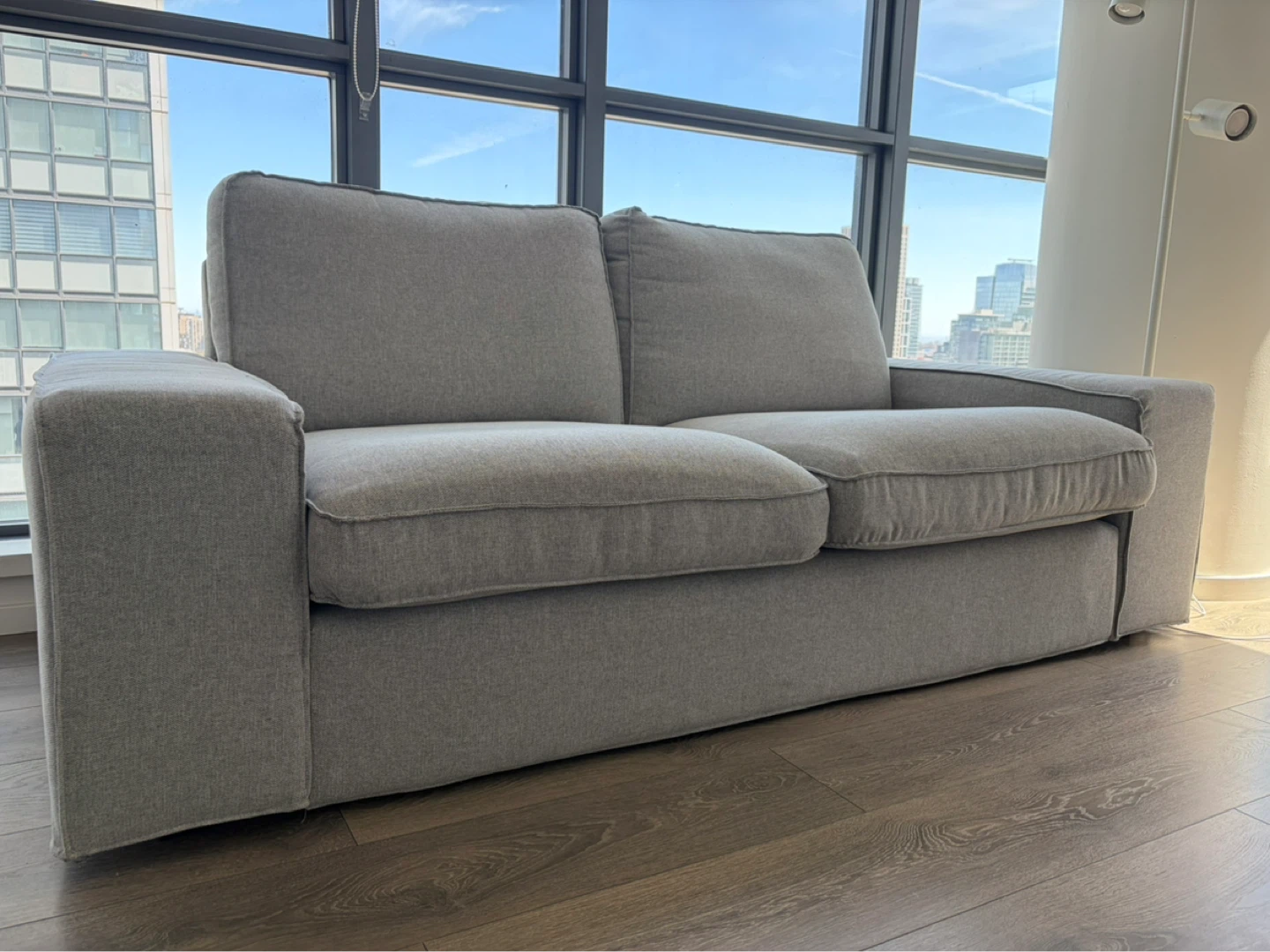 Grey Sofa IKEA KIVIK