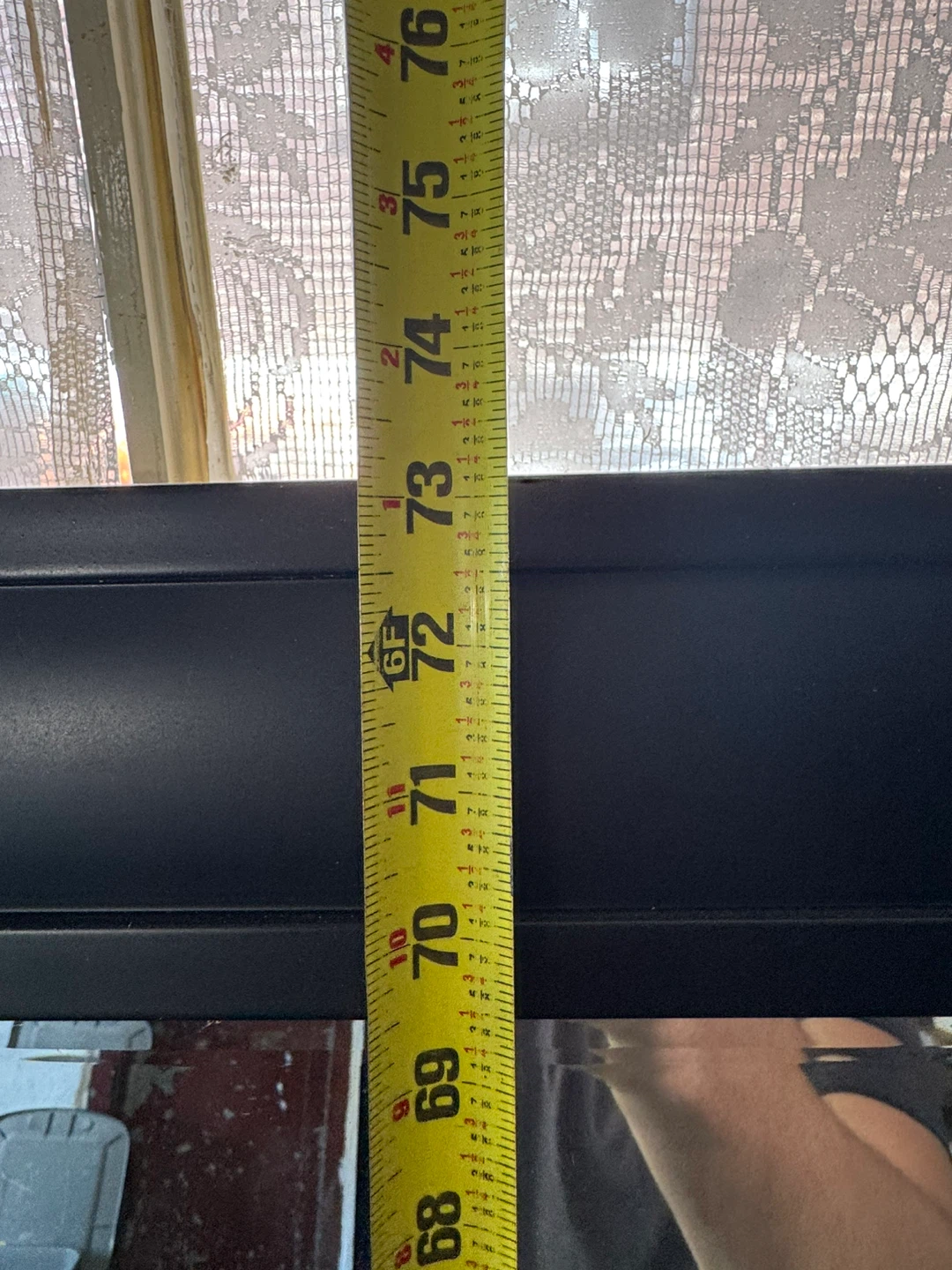 Black Full Length Mirror 73x23 - photo 3