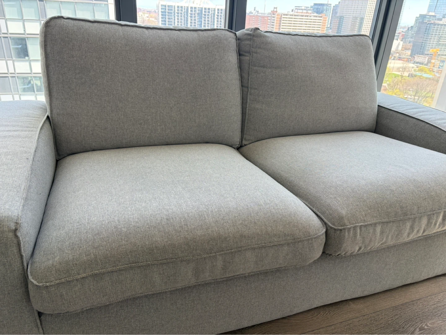 Grey Sofa IKEA KIVIK - photo 2