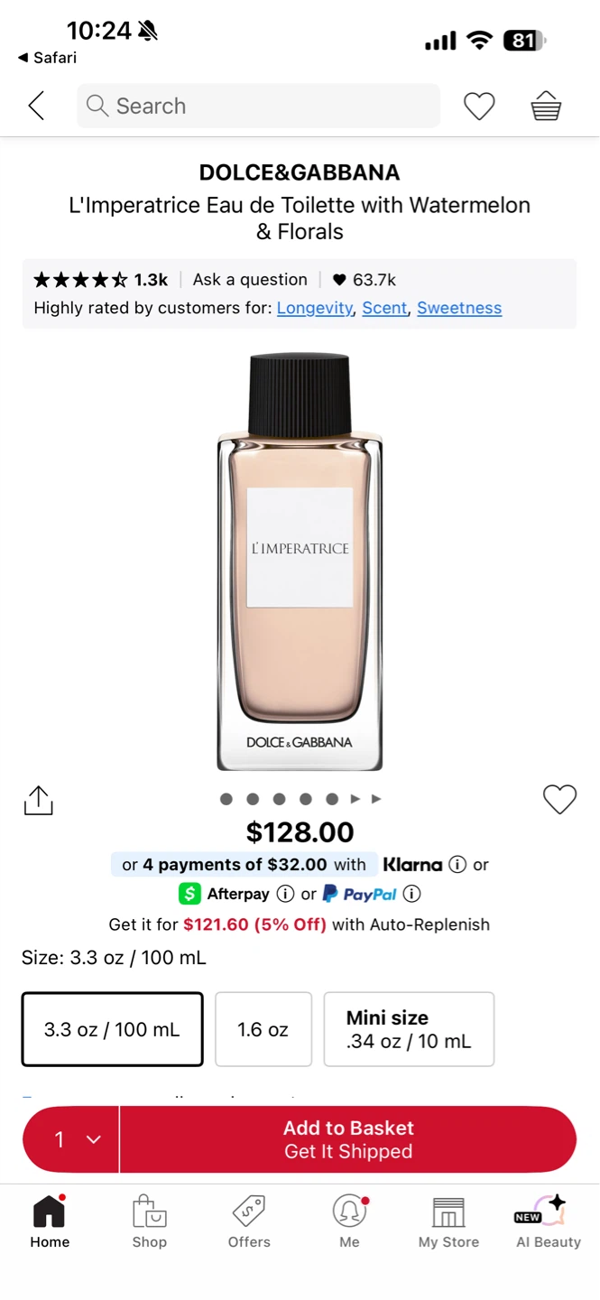 Dolce & Gabbana L'Imperatrice 100ml - photo 2