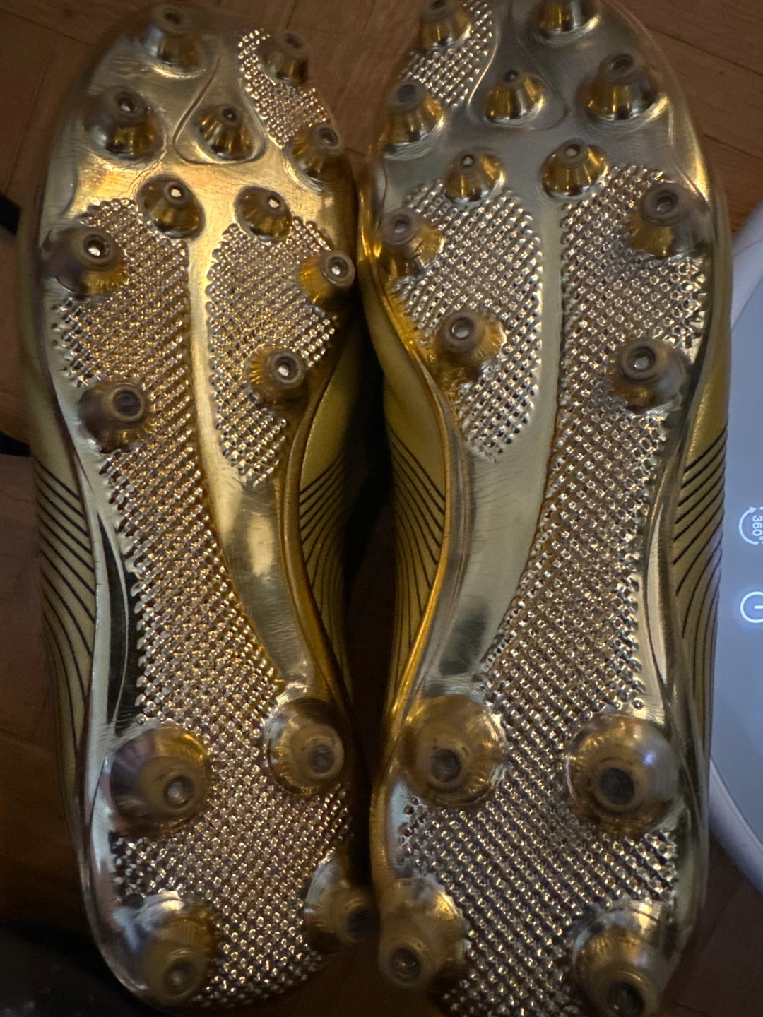 Nike Soccer Cleats Gold Black