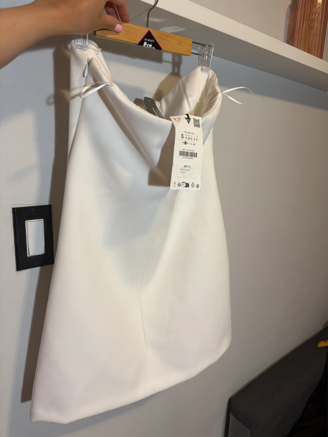Zara NWT Strapless Mini Dress - Size S - photo 3