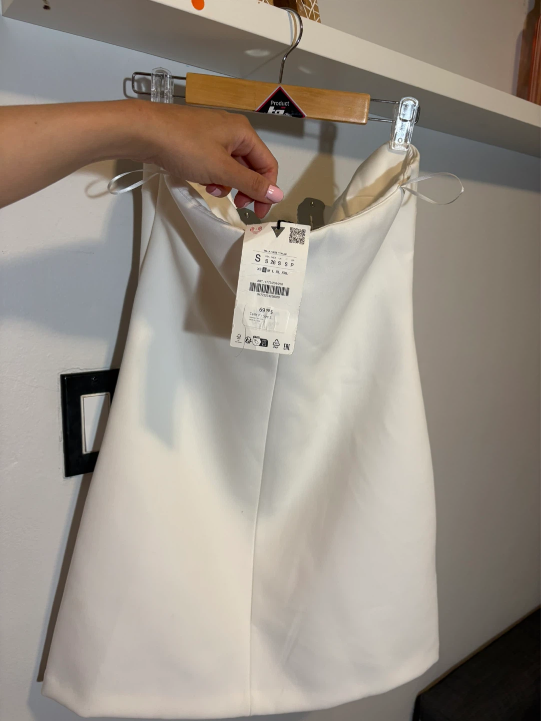 Zara NWT Strapless Mini Dress - Size S - photo 4
