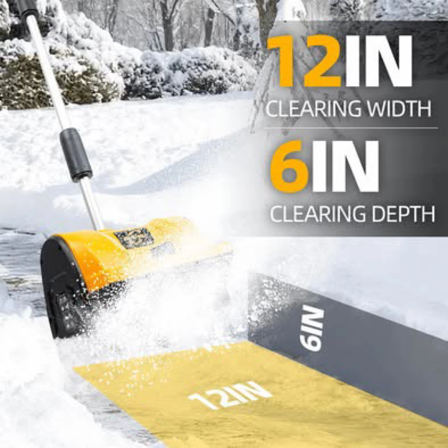 WeWork 20-Inch Cordless Snow Blower - photo 2