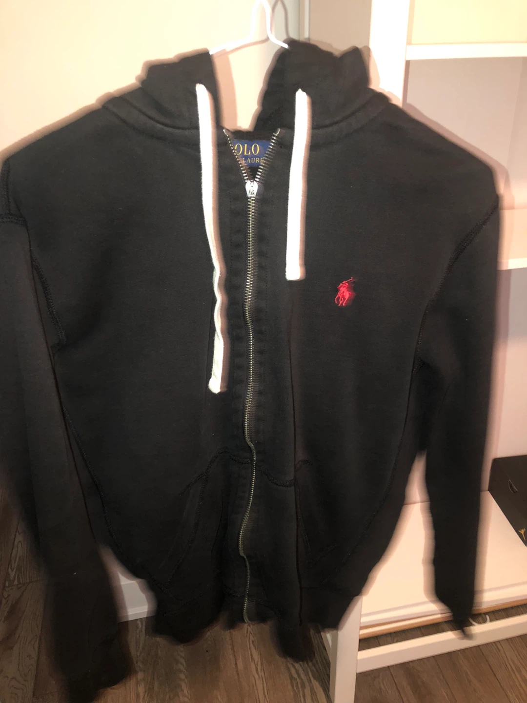 Ralph Lauren Black Zip-Up Hoodie
