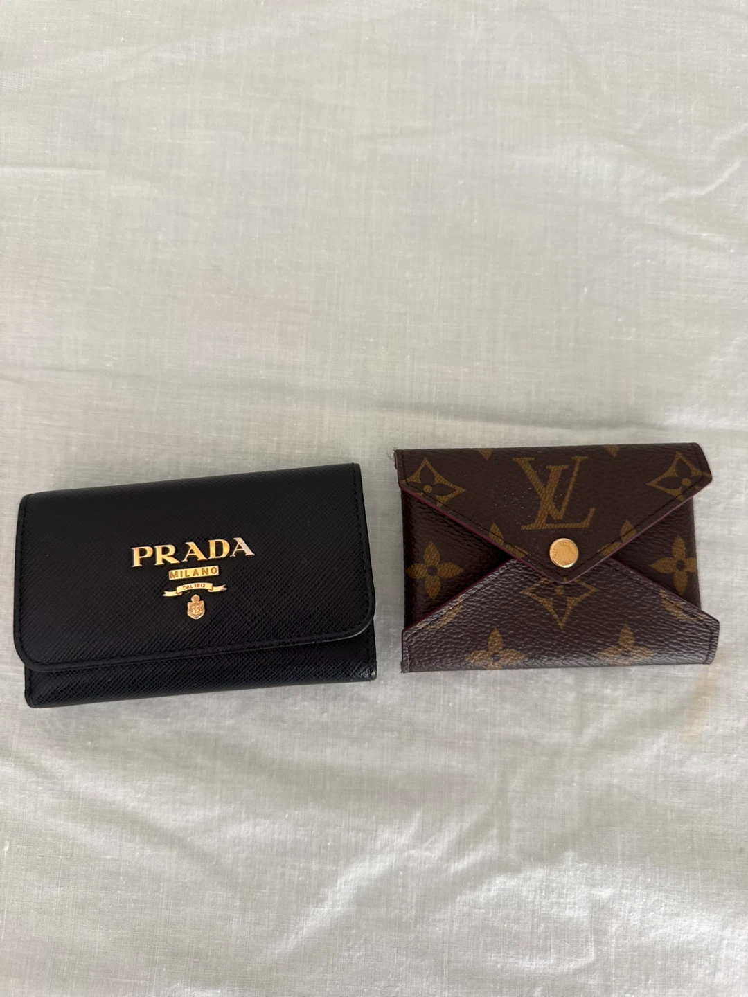 Prada and Louis Vuitton Card Holders