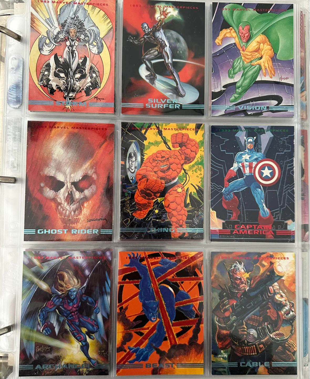1993 Marvel Masterpieces Trading Base Set (67/90) - photo 2