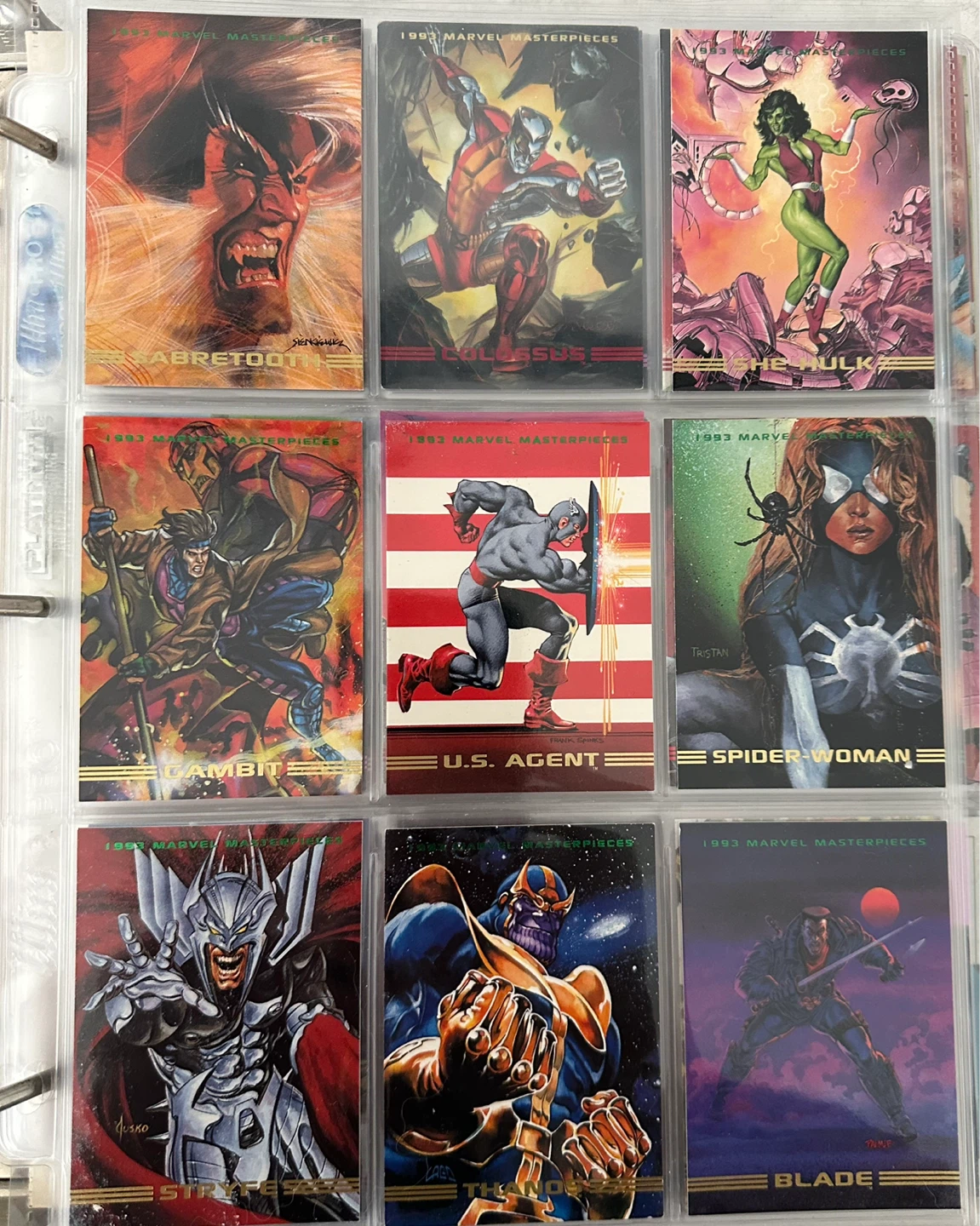 1993 Marvel Masterpieces Trading Base Set (67/90) - photo 4