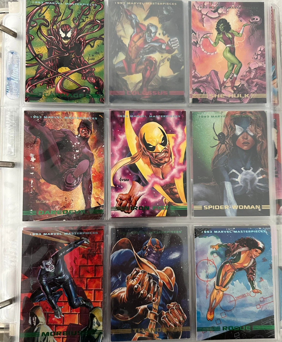 1993 Marvel Masterpieces Trading Base Set (67/90) - photo 3
