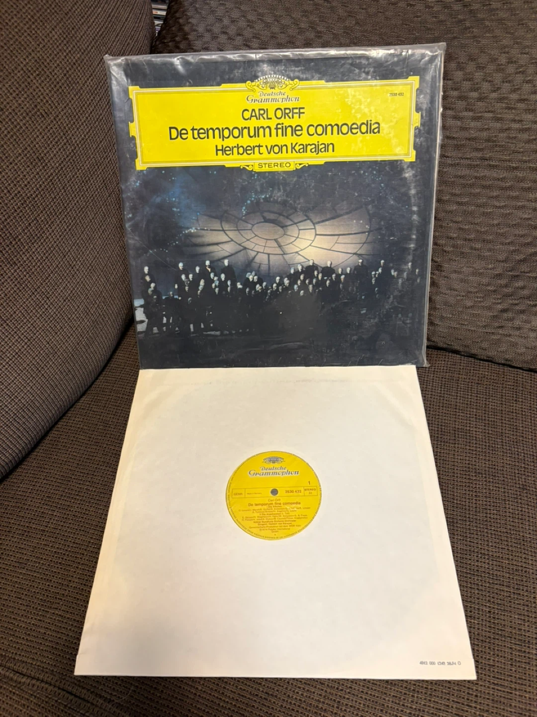 Carl Orff De temporum fine comoedia Vinyl Record