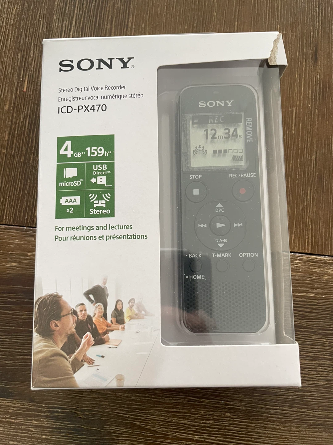 Sony Stereo Digital Voice Recorder ICD-PX470