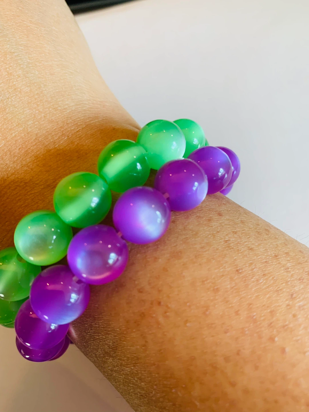 NEW 2 Bracelet Handcrafted (stretch band) - photo 5