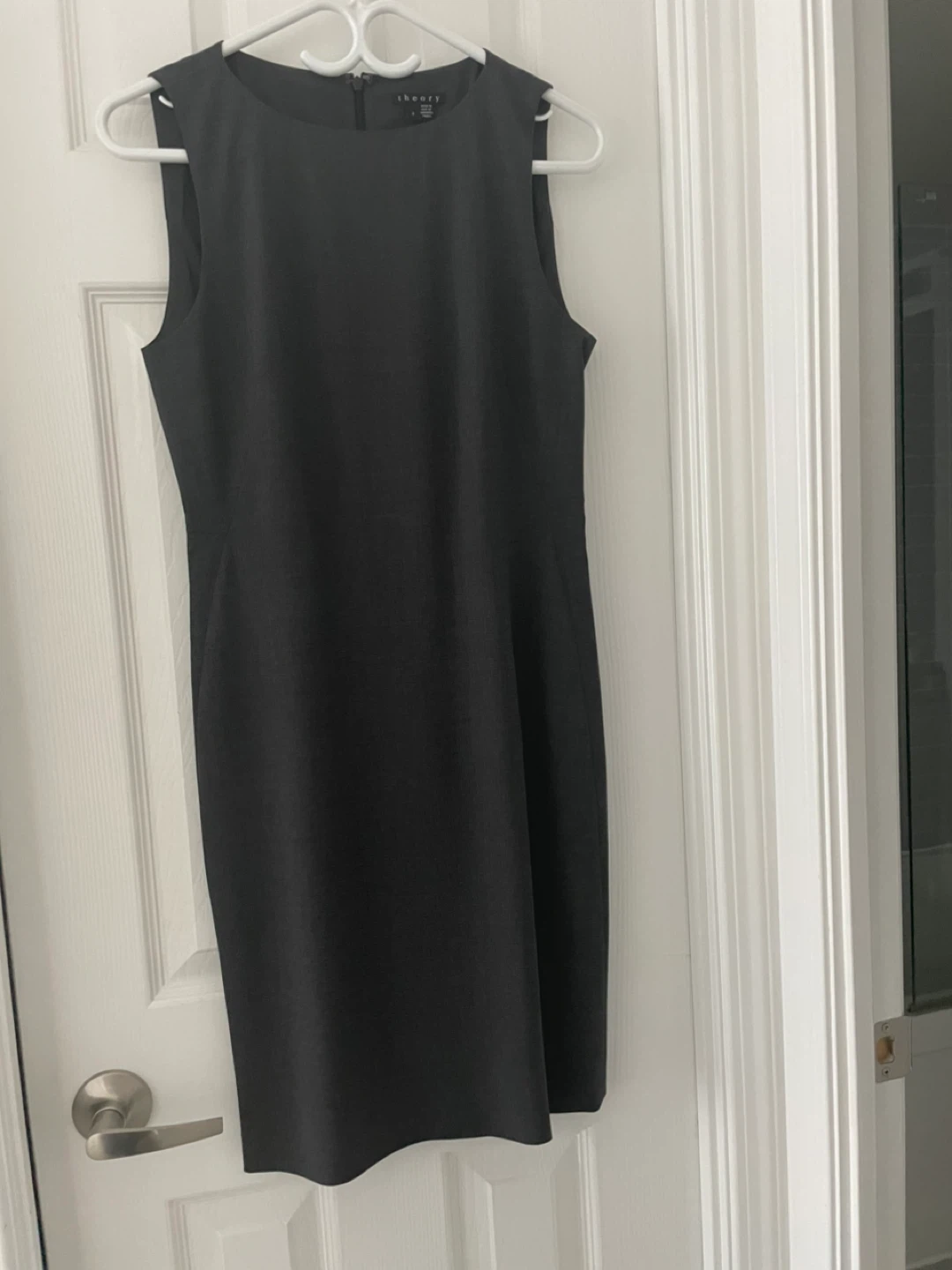 Theory Grey Sleeveless Dress - Size 4