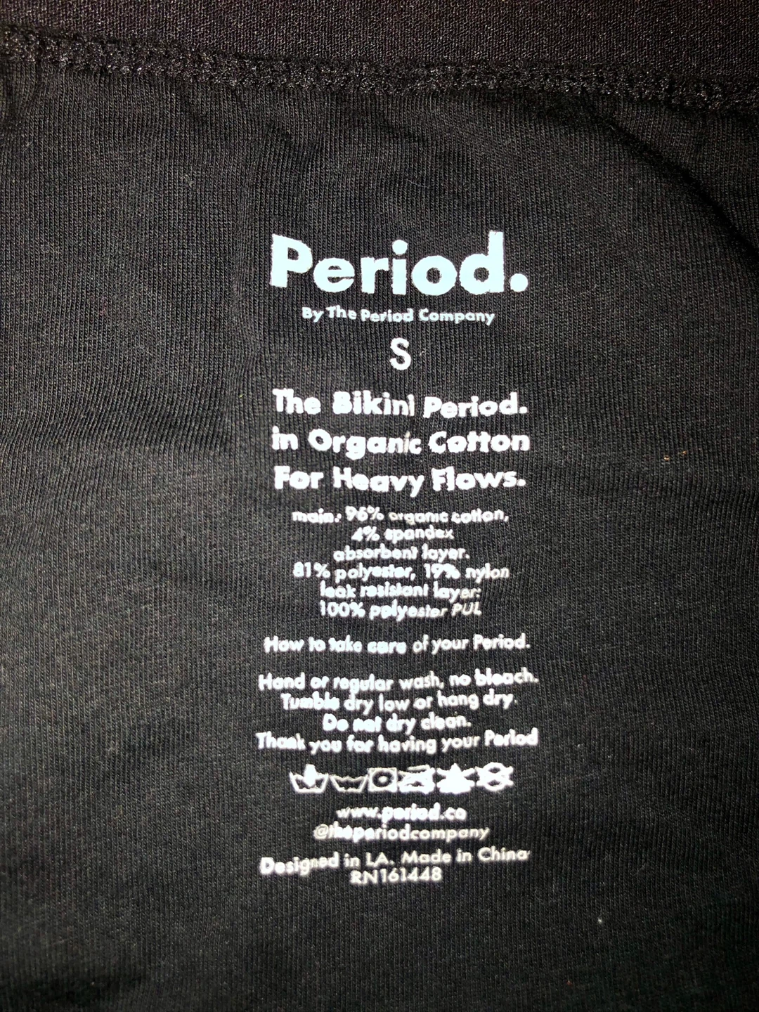 NEW High Waisted Period. Organic Cotton Briefs for Heavy Flows - photo 4