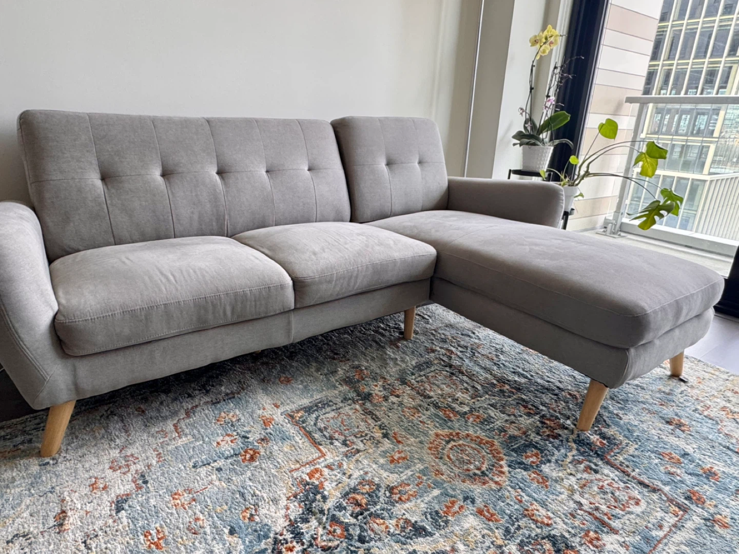 Grey Sectional Sofa - photo 2