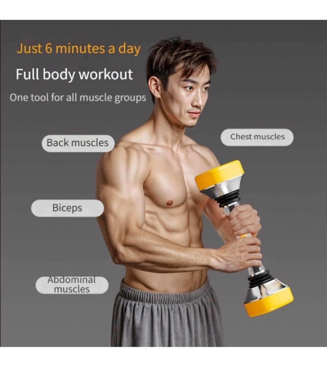 Adjustable Dumbbell and Hand Grip Strengthener Set - photo 4