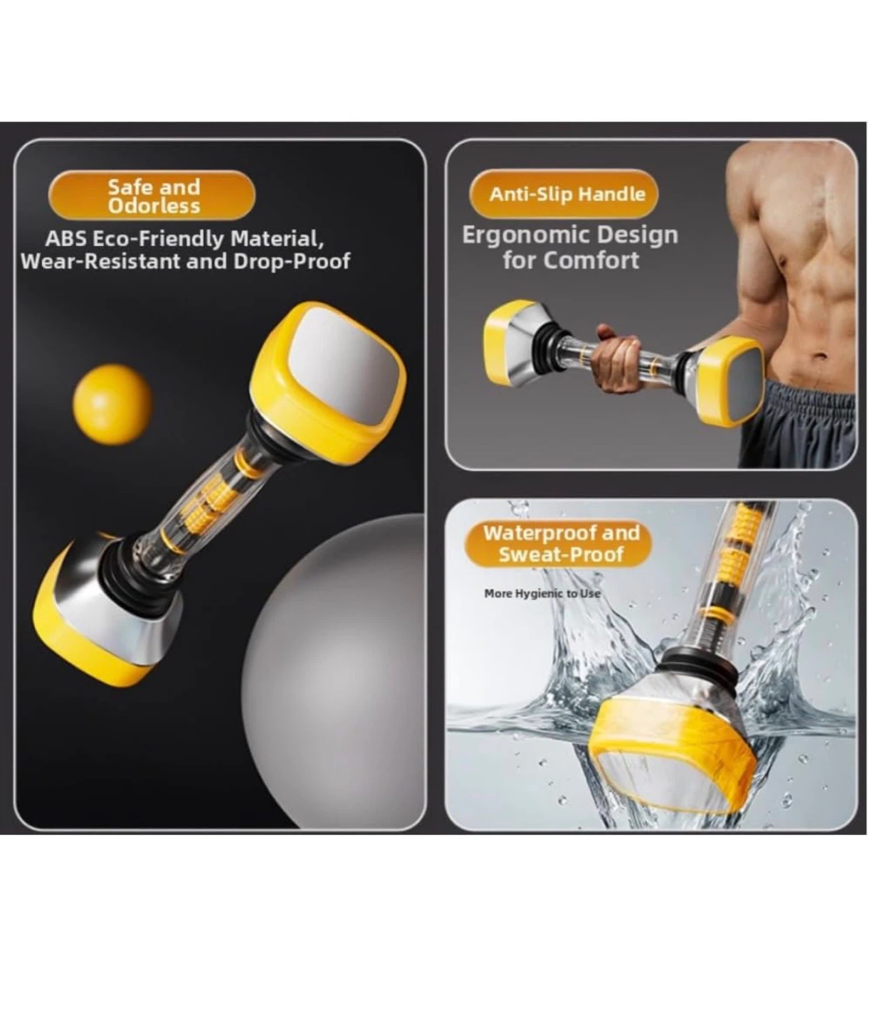 Adjustable Dumbbell and Hand Grip Strengthener Set - photo 5