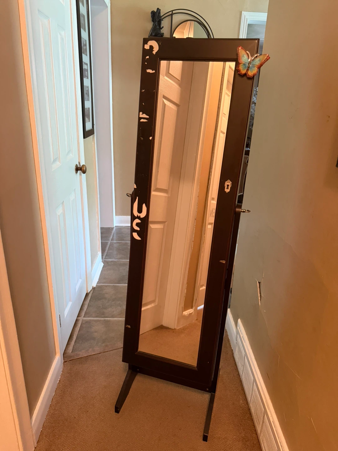 Standing Jewellery Mirror