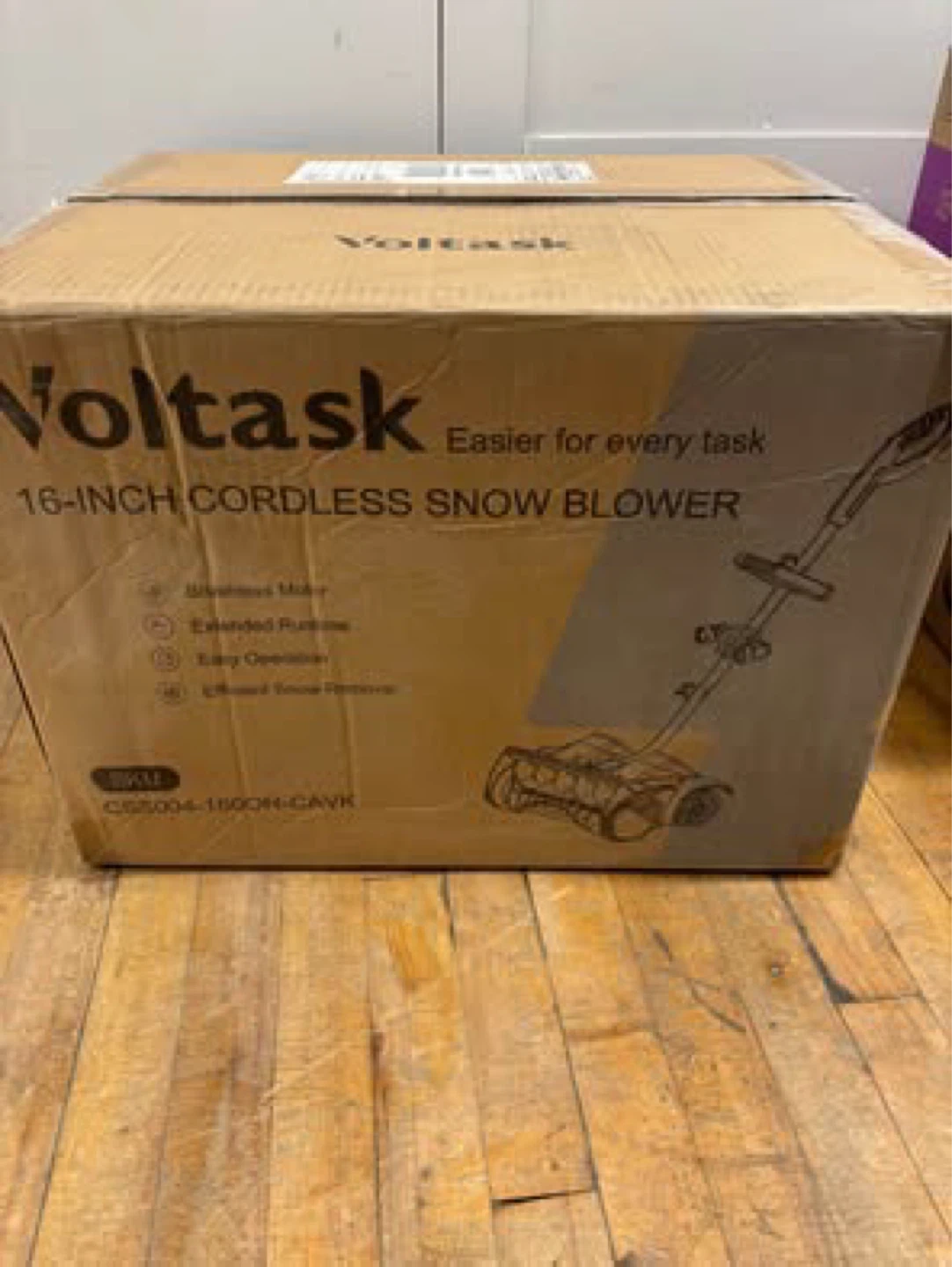Voltask 16-Inch Cordless Snow Blower - 48V - photo 5