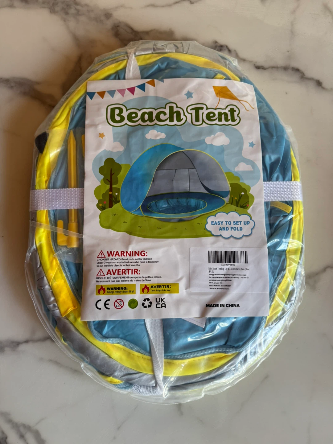 Baby Beach Tent Pop Up Shade with Infant Pool