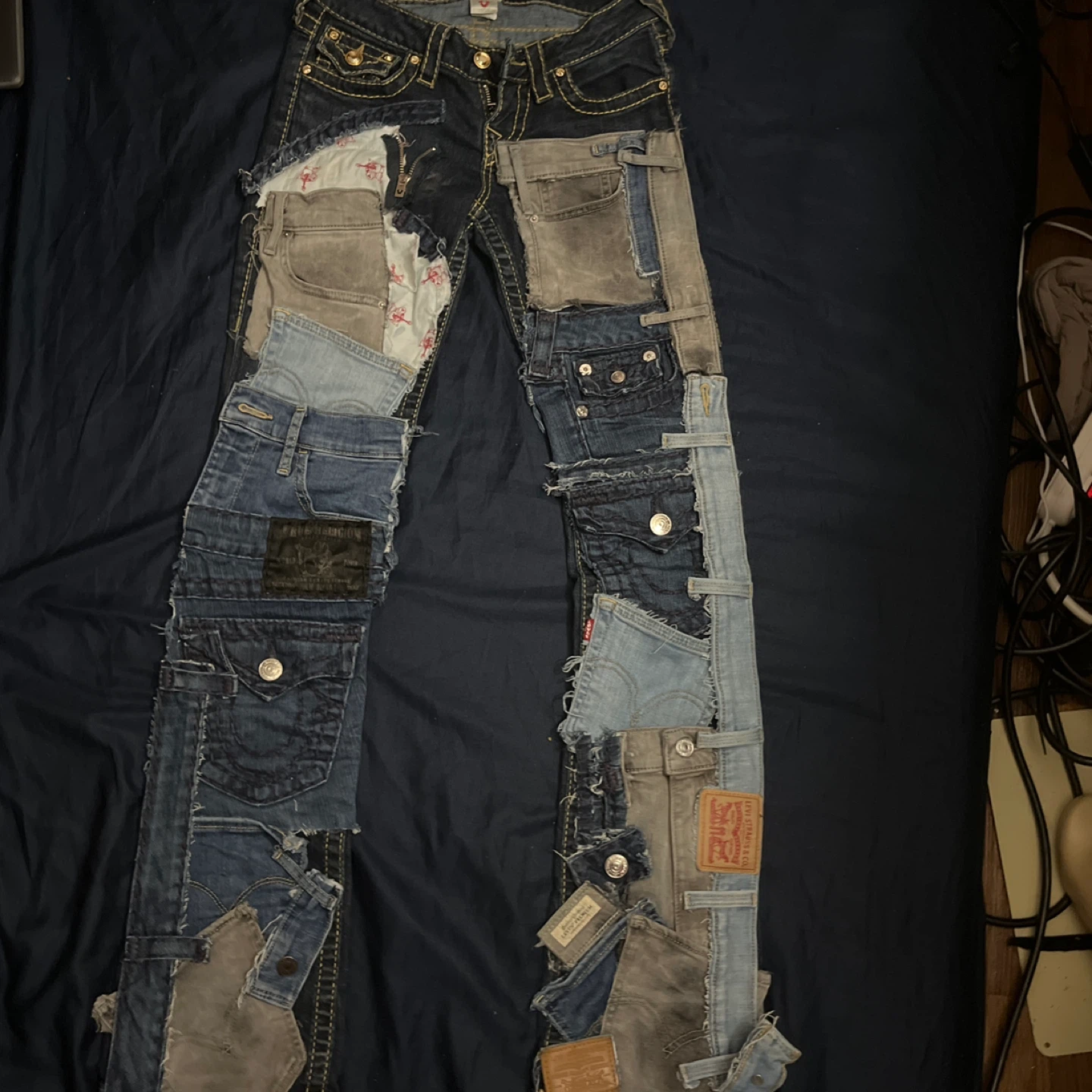 True Religion Patchwork Jeans