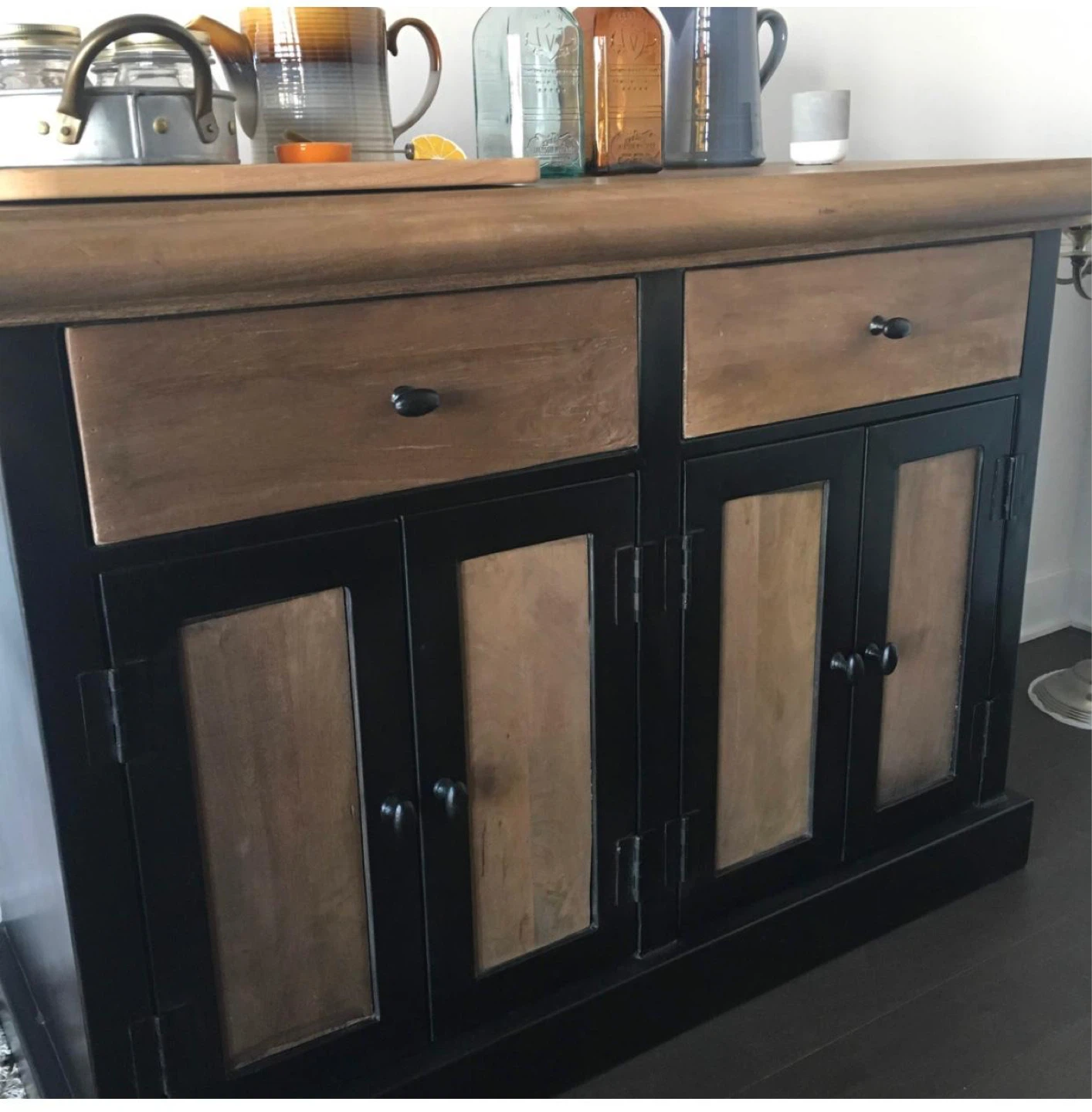 Buffet - Bois & Cuir