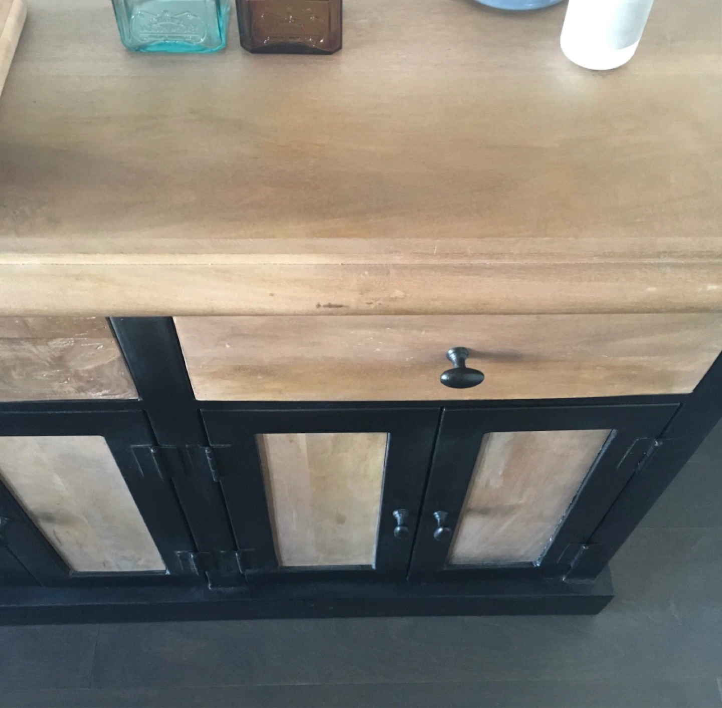 Buffet - Bois & Cuir - photo 3