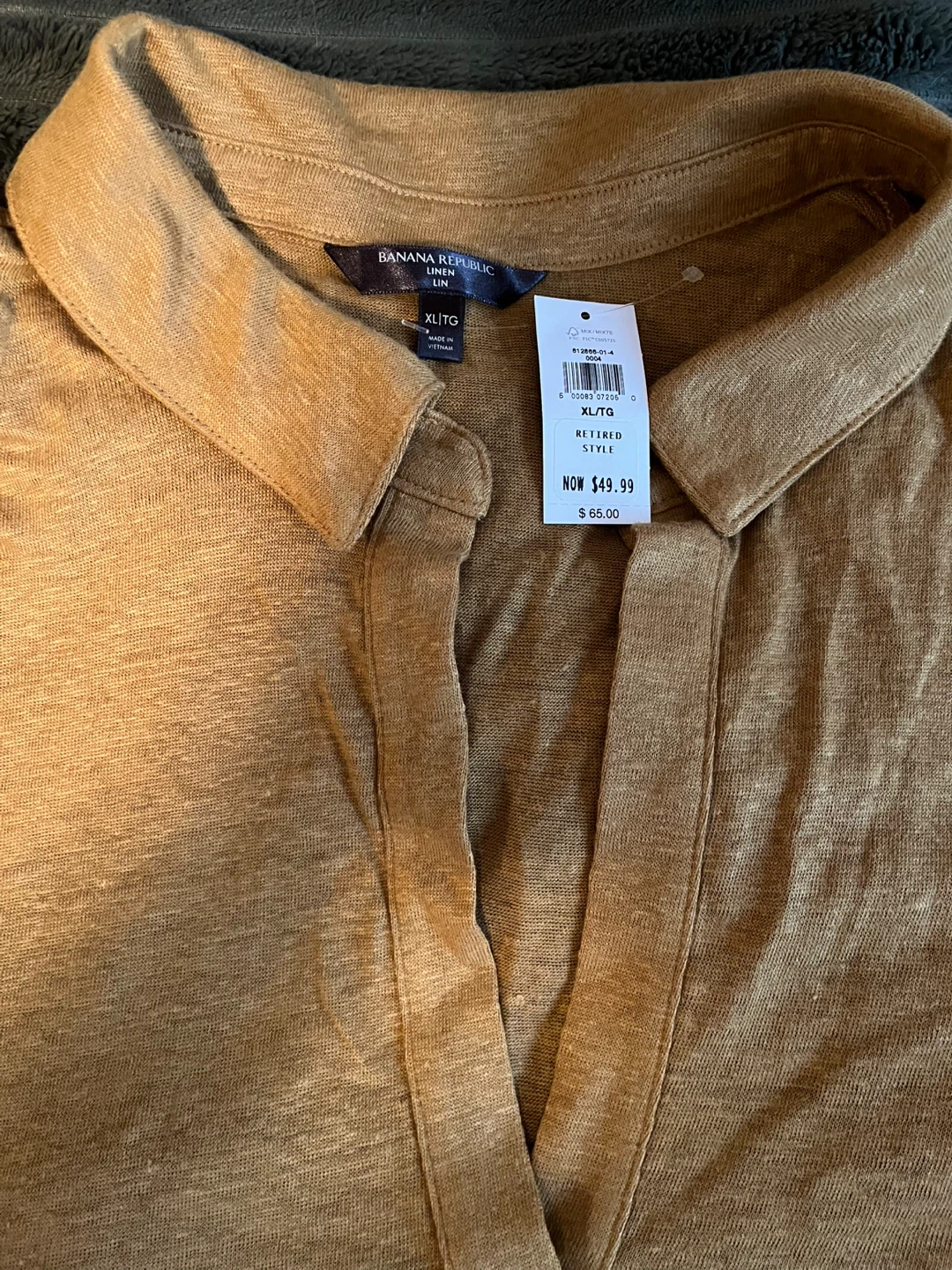 Banana Republic Linen Blend Shirt - XL - photo 3