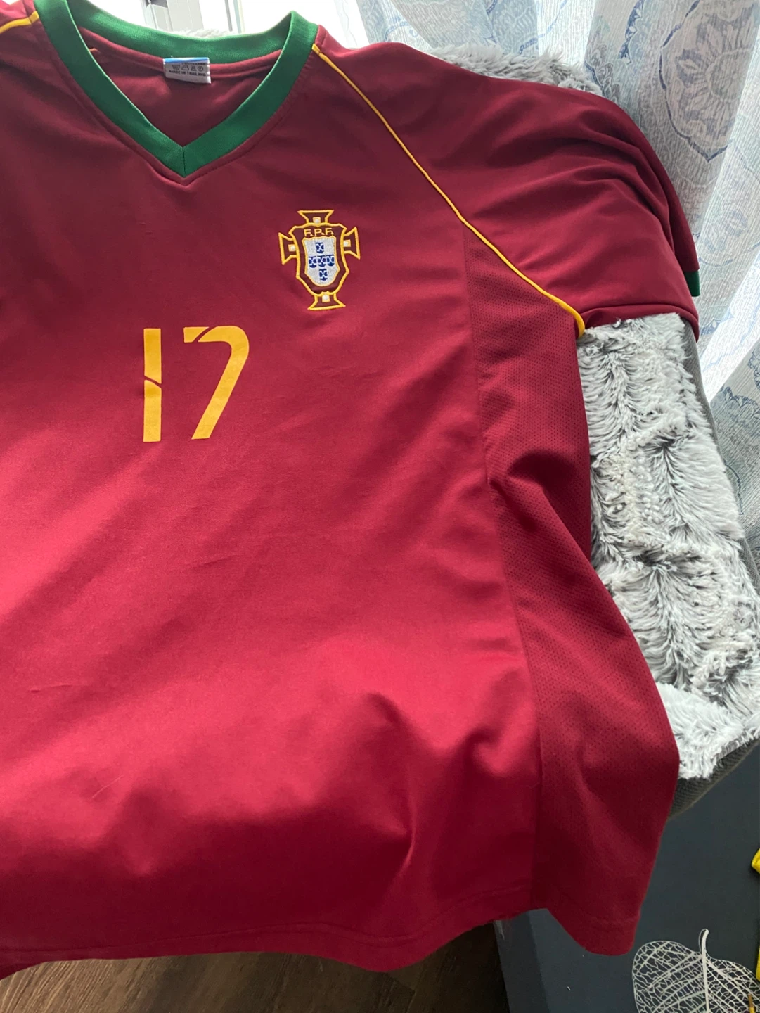 Portugal Soccer Jersey Cristiano Ronaldo #17 XL - photo 3