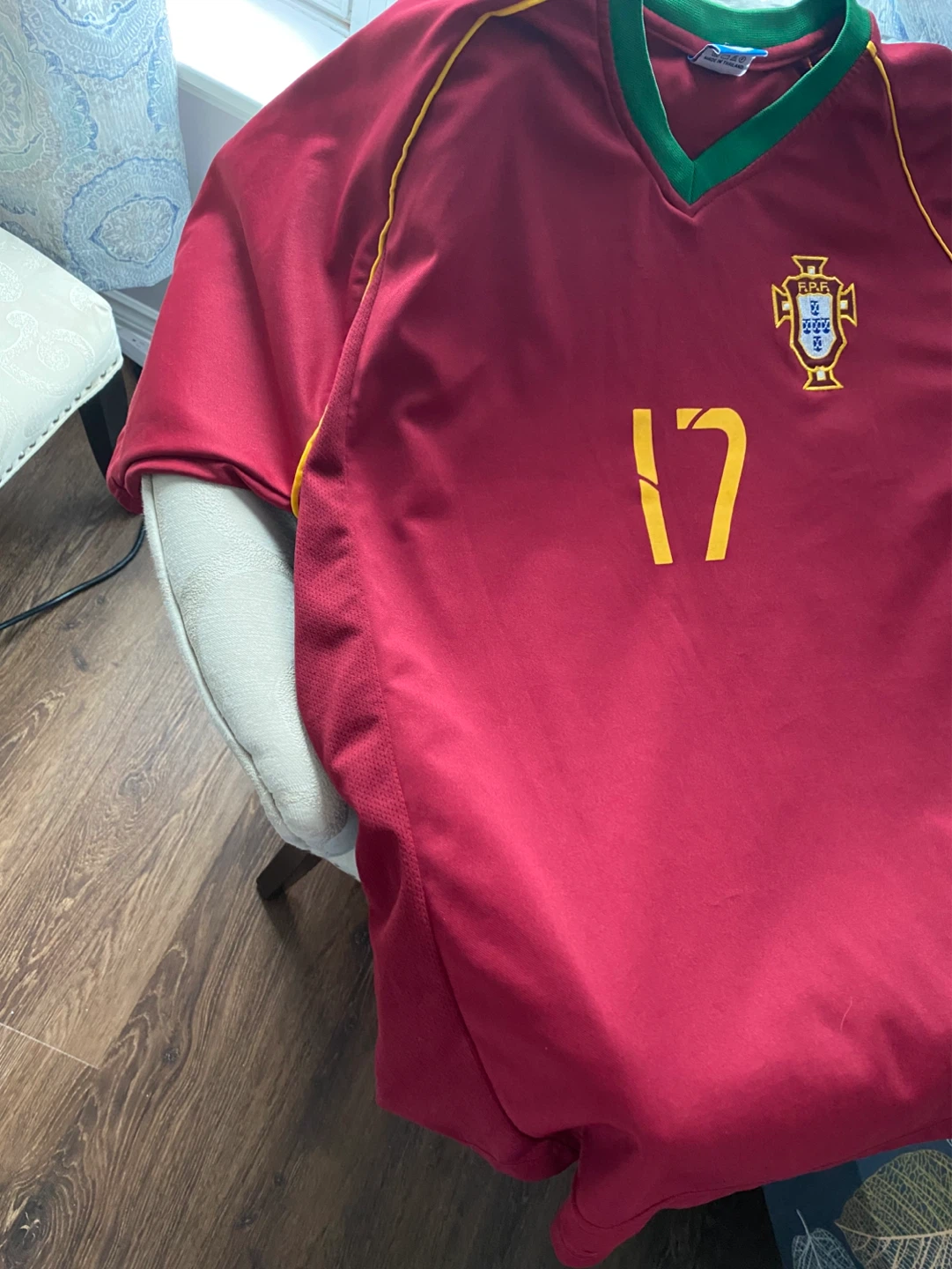 Portugal Soccer Jersey Cristiano Ronaldo #17 XL - photo 4