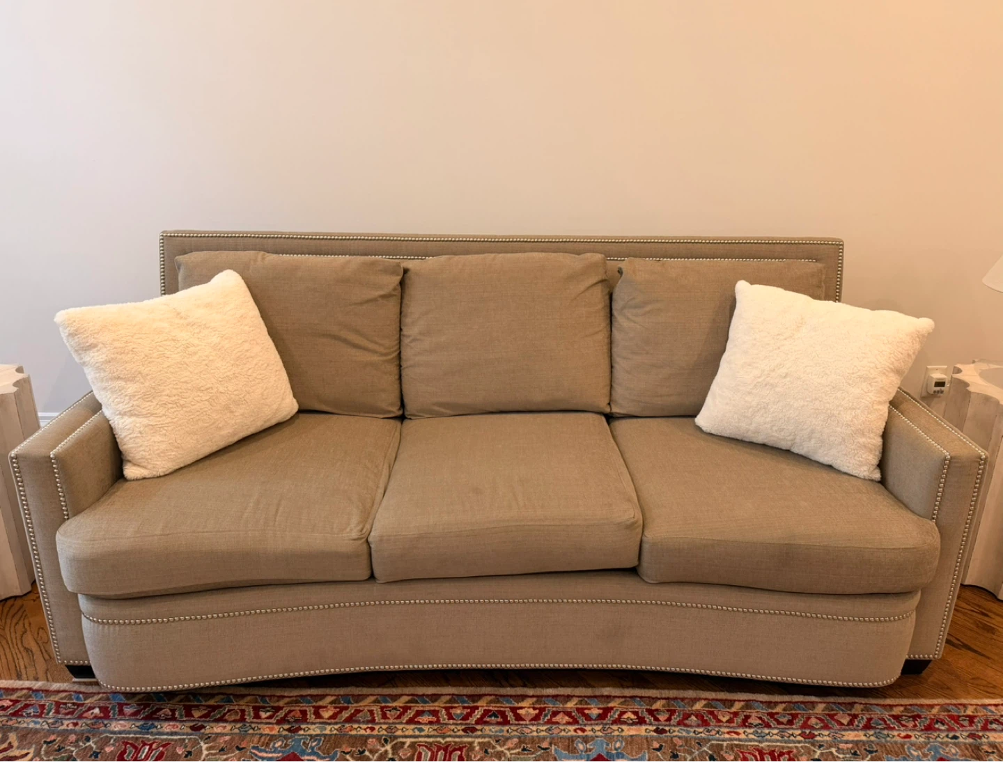 Set of Two Upholstered Accent Chairs and a Sofa - photo 2