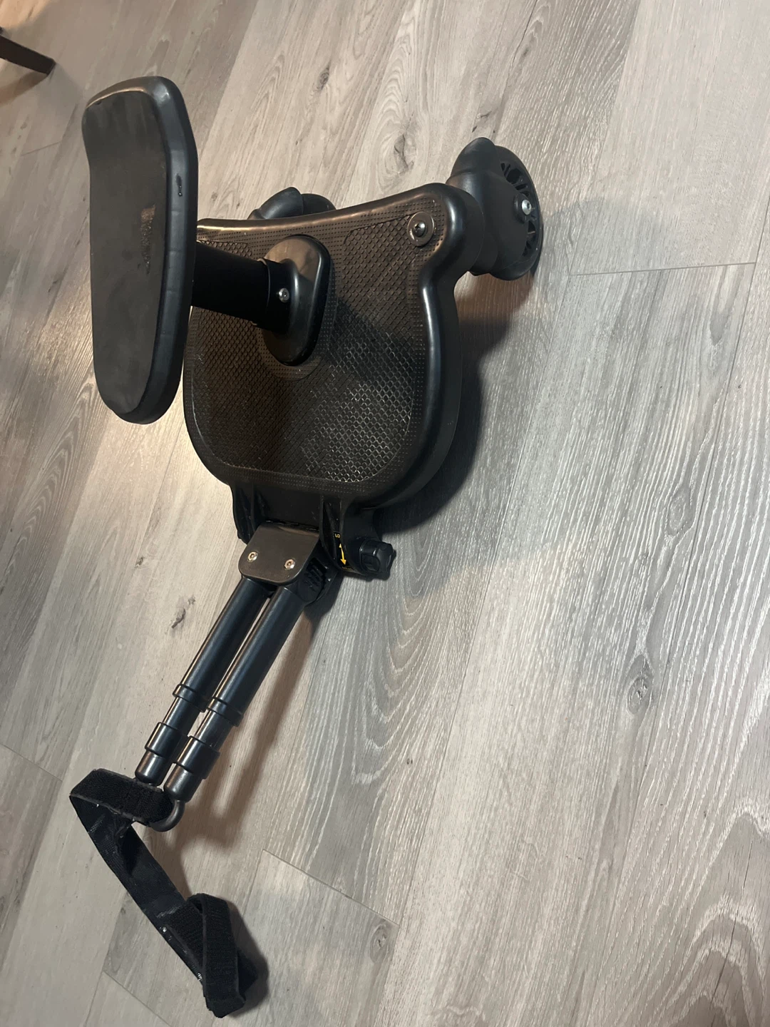 Black Stroller Seat Attachment