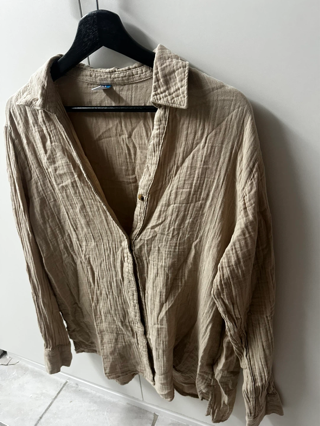 Lightweight Gauze Button-Up Shirt - photo 2