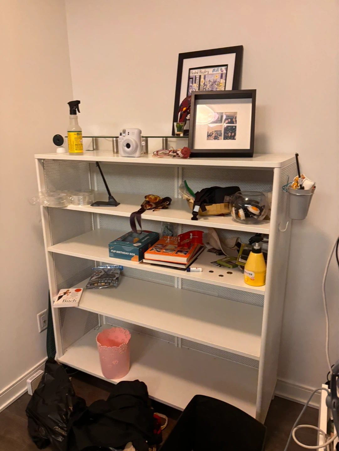 IKEA Bekant White Metal Shelf - photo 2