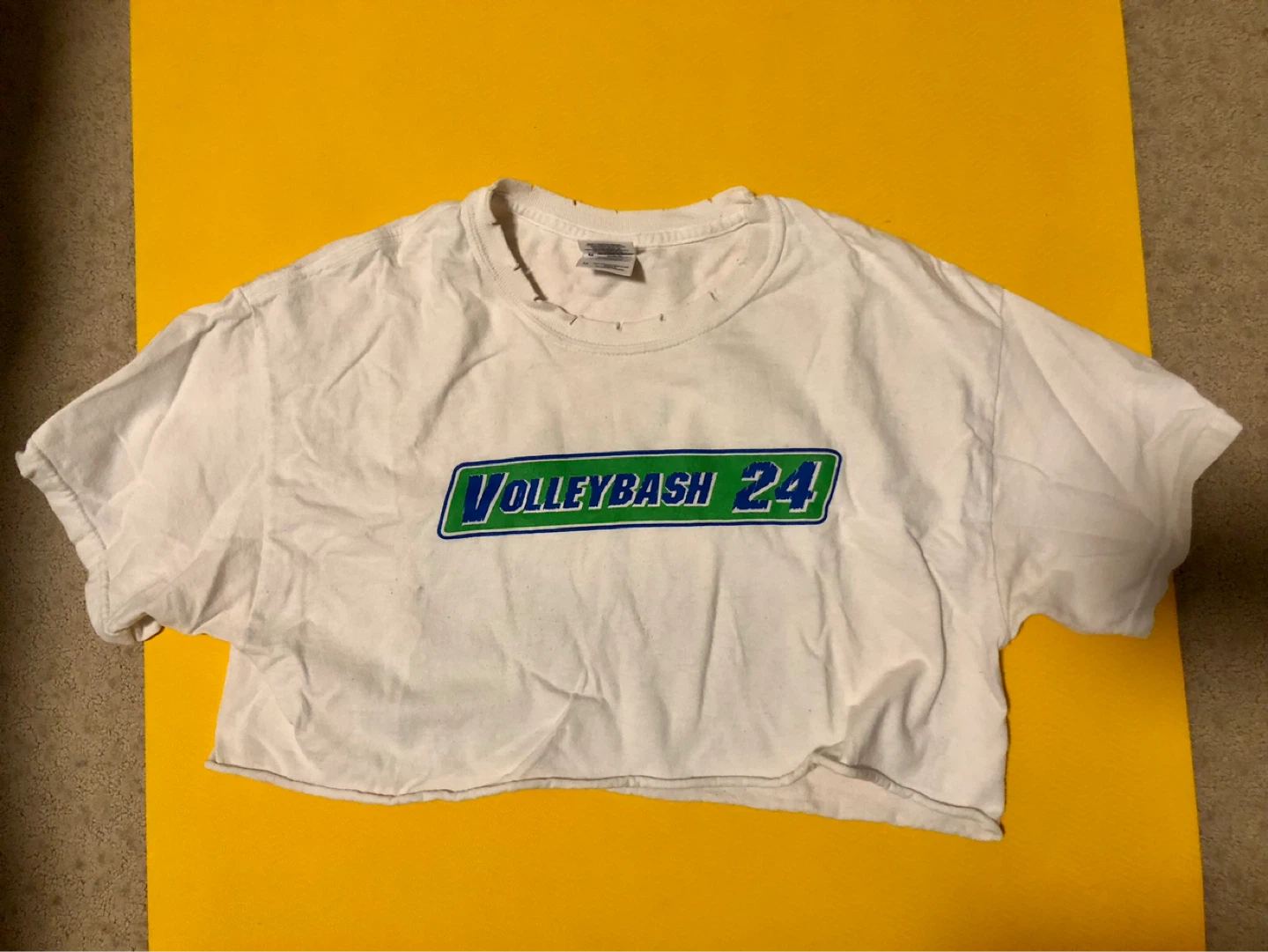 Vintage volleyball shirt, cropped 🏐