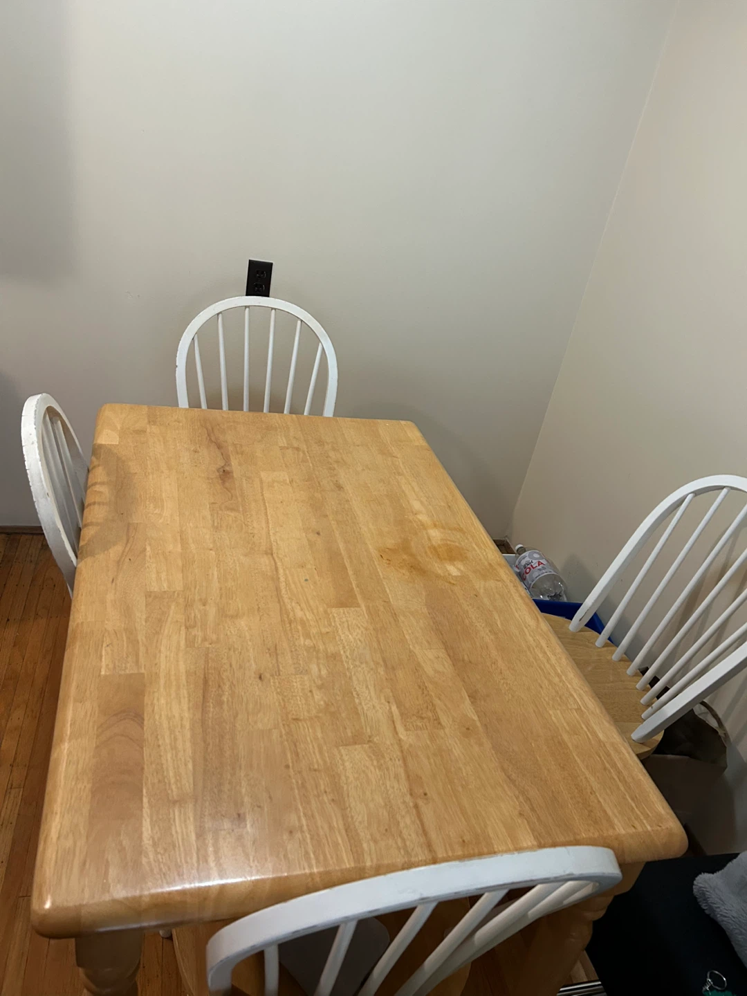 Wooden Dining Table with 4 Chairs - photo 2