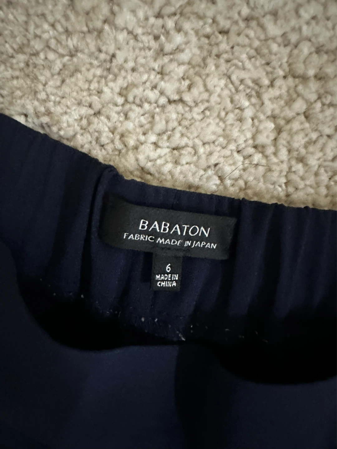Babaton Navy Blue Pants Size 6 - photo 3