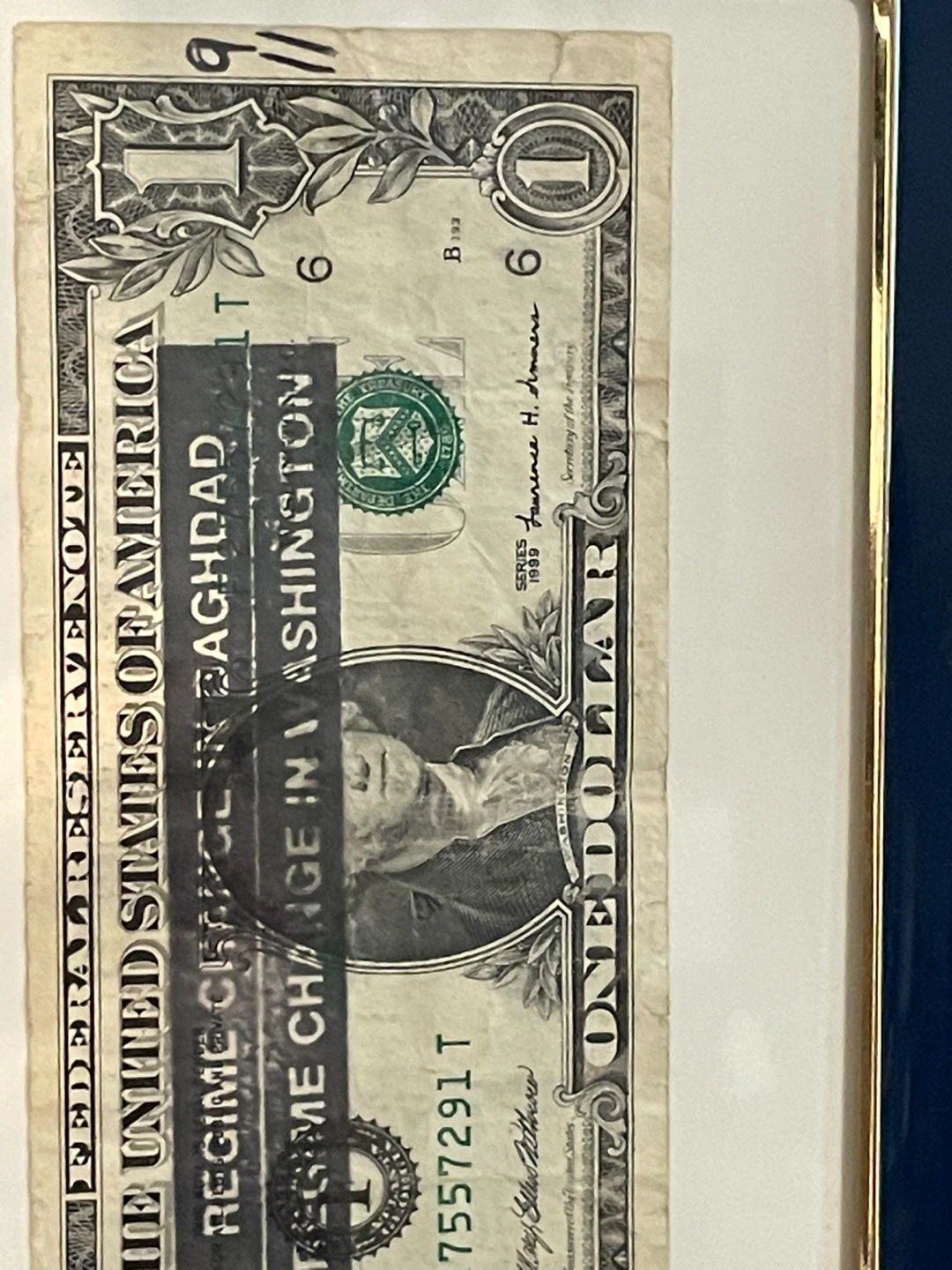 One Dollar Bill - US Federal Reserve Note
