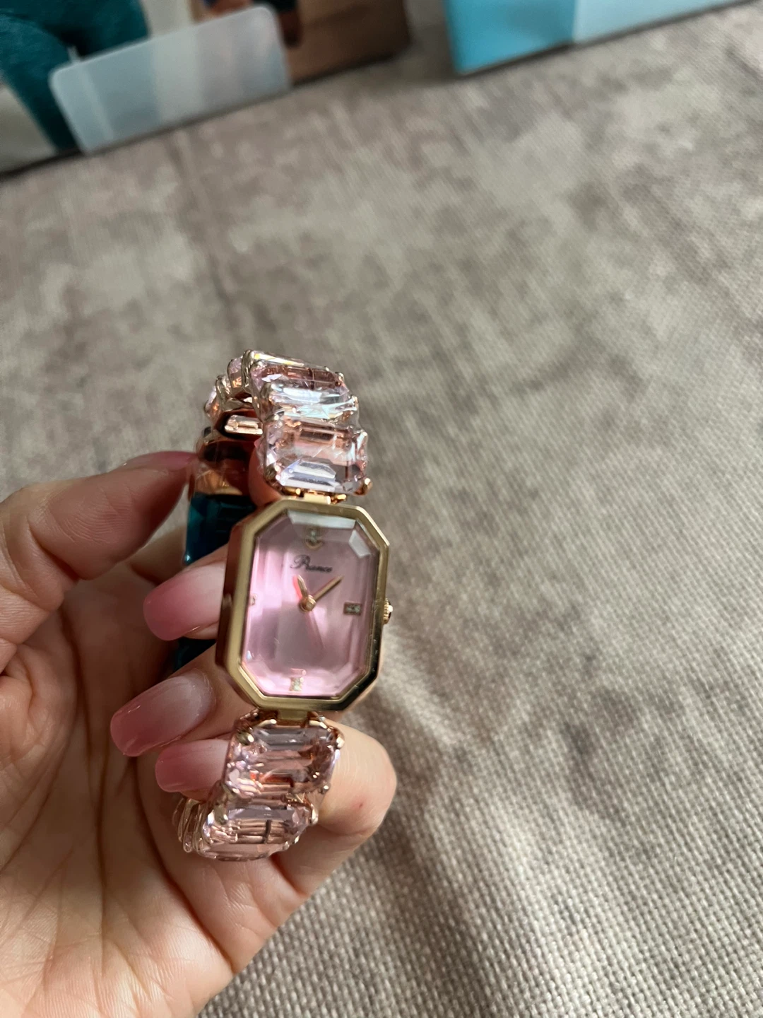Rilakkuma Pink Crystal Watch - photo 2