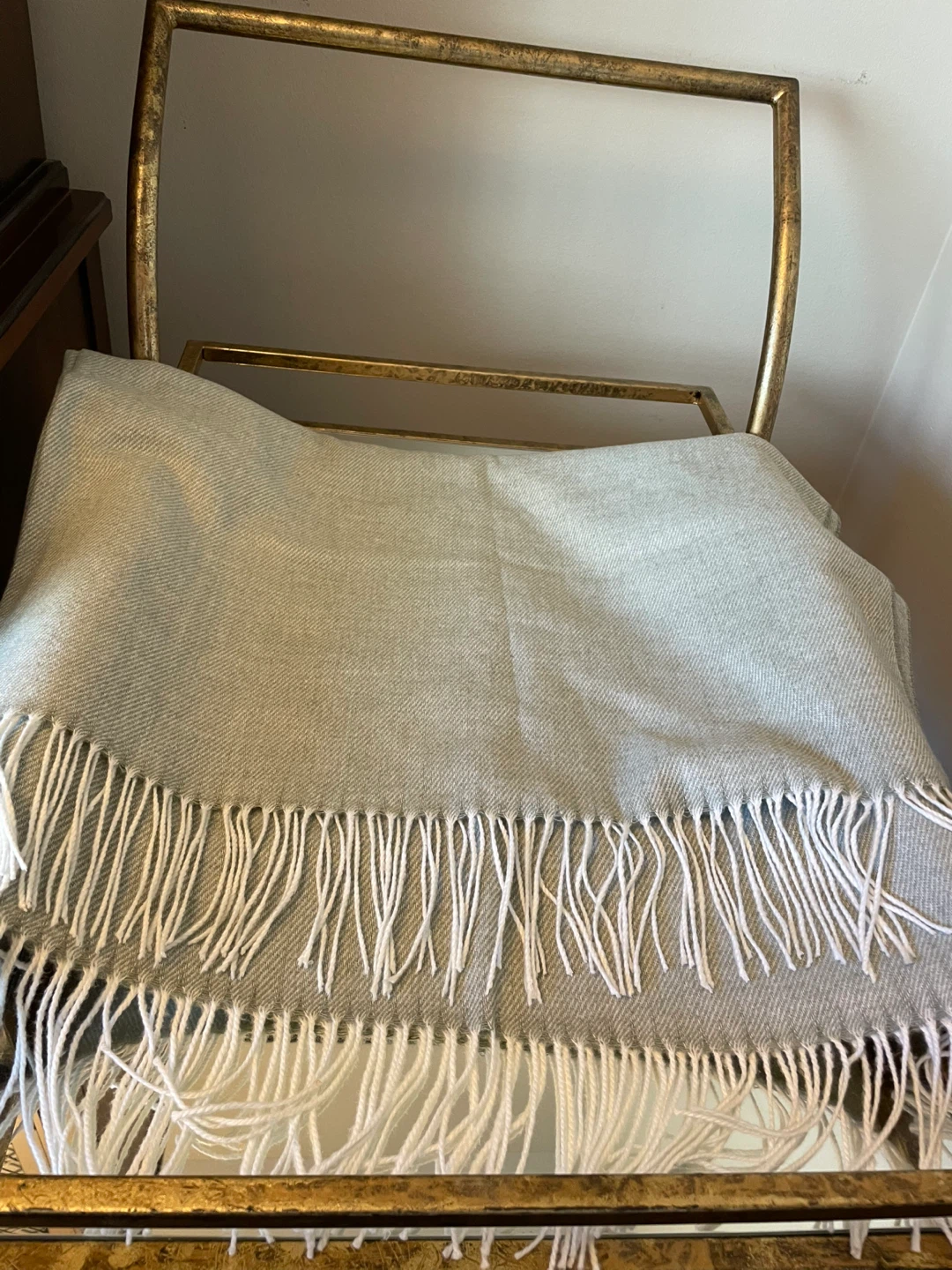 Woven Throw Blanket with Fringe - photo 2