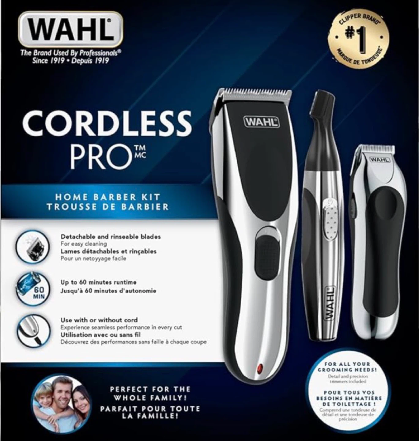 Wahl Canada Cordless Pro Home Barber Kit