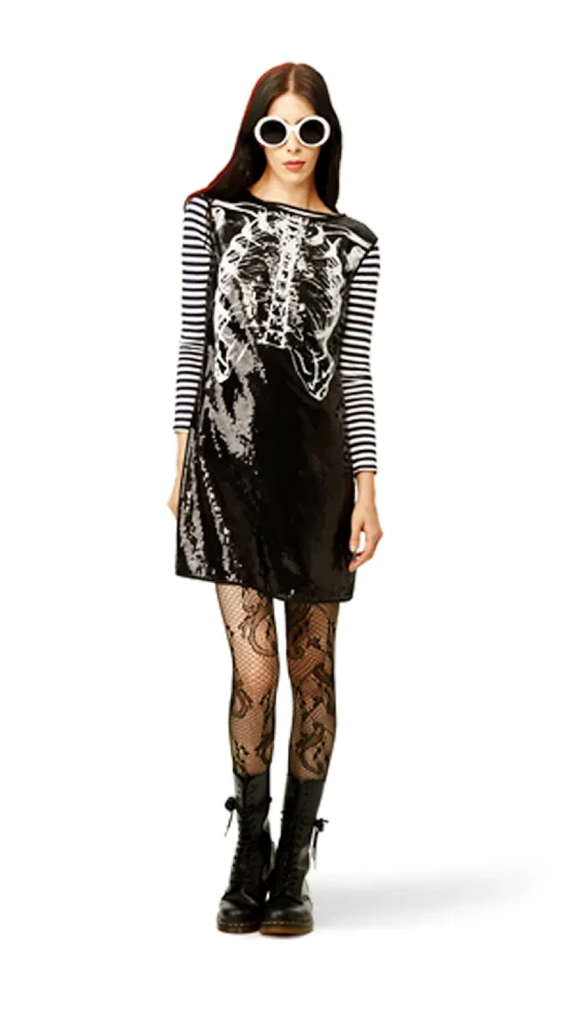 Rodarte for target skeleton dress