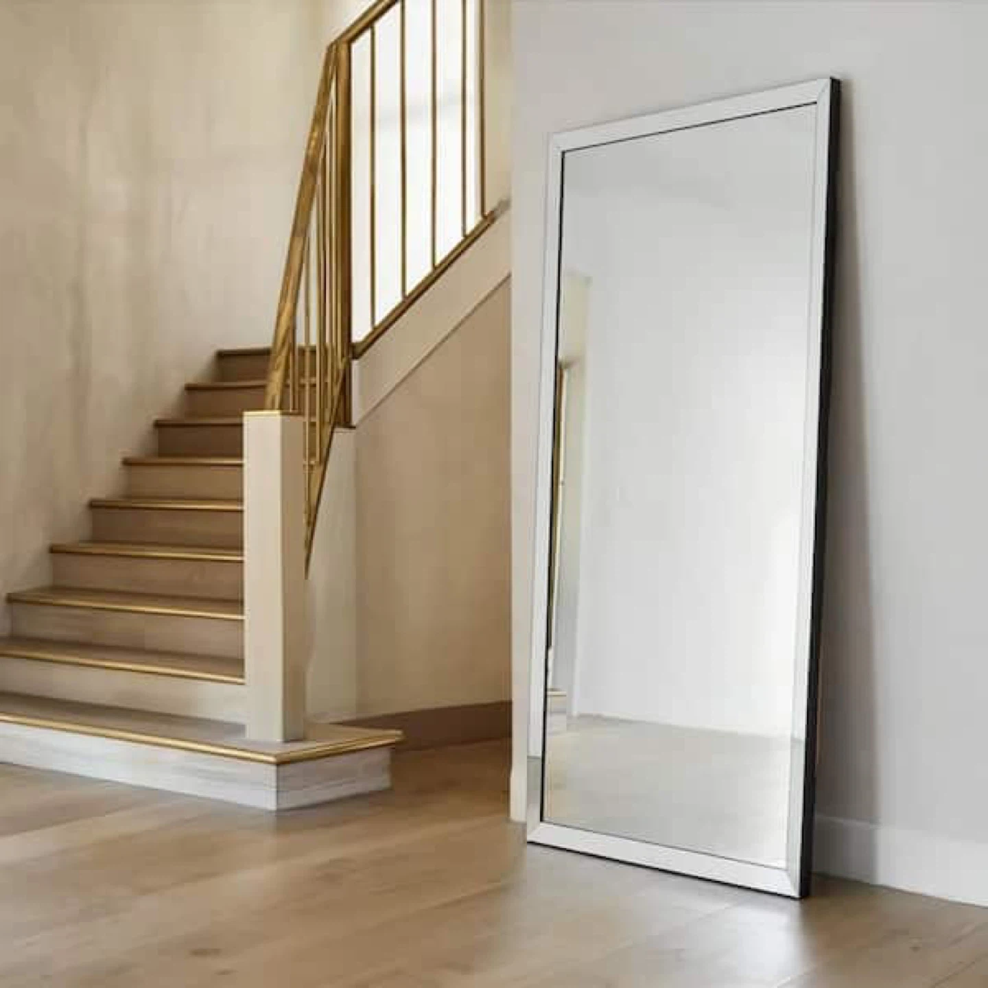Full Length Frameless Wall or Floor Mirror 70x30 - photo 2