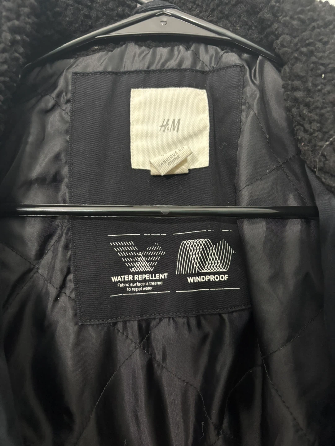 H&M Black Water Repellent & Windproof Parka - photo 2
